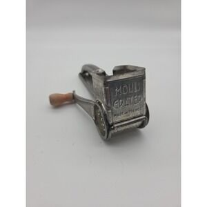 Vintage Mouli Grater Rotary Hand Grater With Wood Handle Made in France